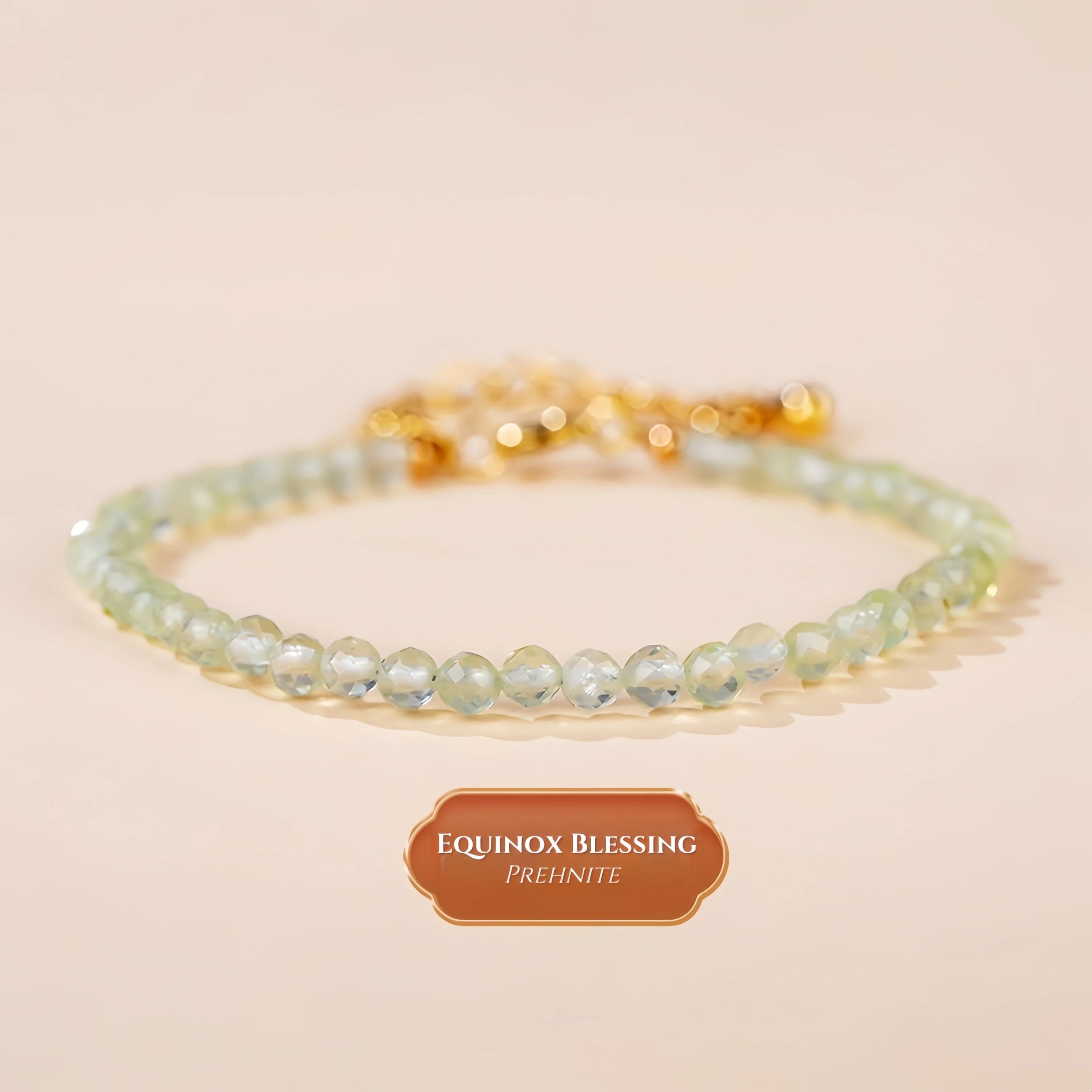 3mm Ice Peridot Faceted Bracelet - Ultra-Fine Natural Crystal