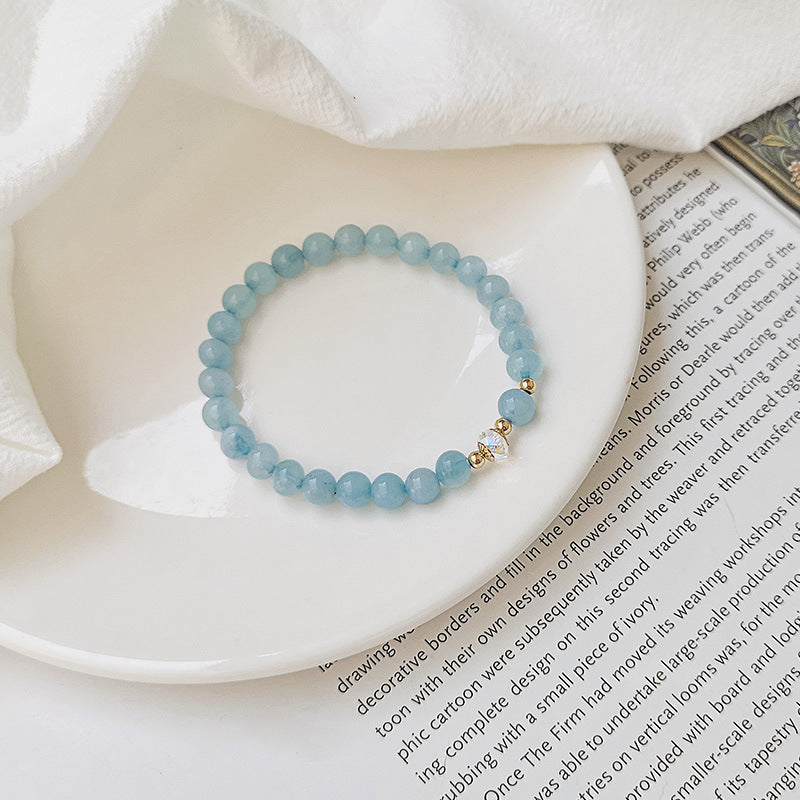 Aquamarine Crystal Bracelet Healing Energy & Calming