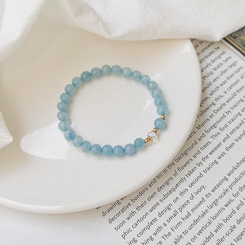 Aquamarine Crystal Bracelet Healing Energy & Calming