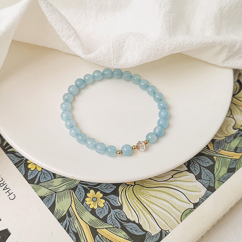 Aquamarine Crystal Bracelet Healing Energy & Calming
