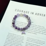 Amethyst Mermaid Tail Bracelet: Elegant Purple Crystal Gift - Image 4