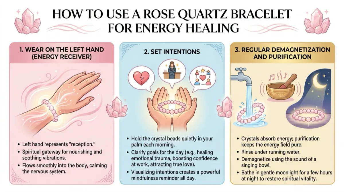 Pink Crystal Bracelets: 5 Metaphysical & Healing Benefits 2
