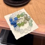 Large Mixed Gemstone Bracelet: Vintage Kyanite & Jadeite - Image 4