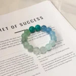Natural Aquamarine Bracelet: Spring Meadow Crystals - Image 3